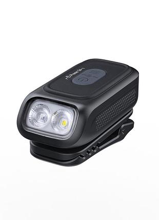 Фонарь с клипсой fenix e04r, черный