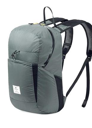 Рюкзак компактний naturehike ultralight nh17a017-b 22 л, серый