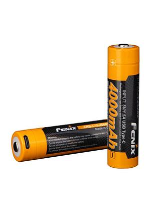 Акумулятор 18650 fenix arb-l18-4000u type-c