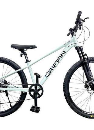Велосипед al griffin power 26" рама-13" disk білий (15077)