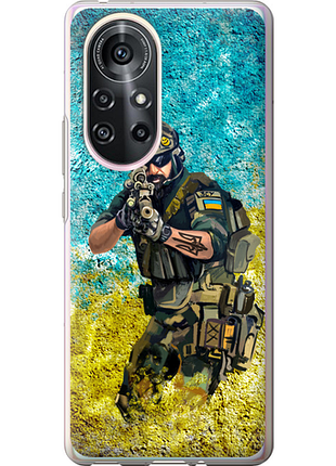 Чехол на huawei nova 8 pro воин зсу из силикона fch_0173134