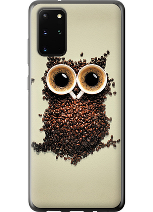 Чехол на samsung galaxy s20 plus сова из кофе из пластика fch_0057455