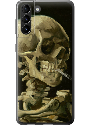 Чехол на samsung galaxy s21 plus винсент ван гог. череп из пластика fch_0057130