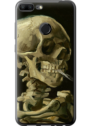 Чехол на huawei honor 9 lite винсент ван гог. череп из пластика fch_0173195