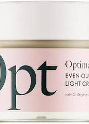 Легкий крем для обличчя проти пігментації opt optimals even out