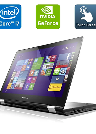 Ноутбук-трансформер б-клас lenovo flex 3 1580 2in1 / 15.6" (1920x1080) ips touch / intel core i7-6500u (2 (4) ядра по 2.5 - 3.1