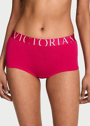 Женские трусики victoria's secret (22612995851) exploded logo cotton boyshort xs фуксия