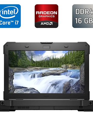 Захищений ноутбук dell latitude 5420 rugged / 14" (1920x1080) ips / intel core i7-8650u (4 (8) ядра по 1.9 - 4.2 ghz) / 16 gb ddr4