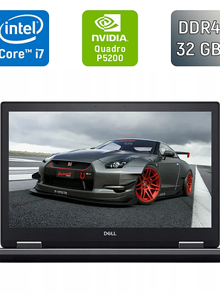 Мобильная рабочая станция dell precision 7730 / 17.3" (1920x1080) ips / intel core i7-8850h (6 (12) ядра по 2.6 - 4.3 ghz) / 32 gb