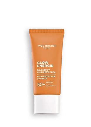 Мультизахістний крем для обличчя spf 50 glow energie