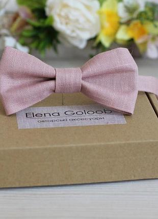 Галстук-бабочка elena goloob summer пепельно-розовый