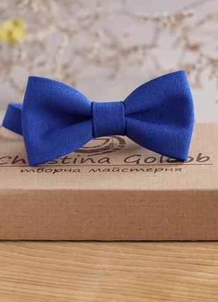 Галстук-бабочка christina goloob blue синий (индиго)