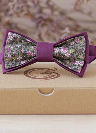 Краватка-метелик elena goloob romantik one size фіолетовий