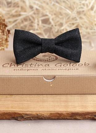 Галстук-бабочка christina goloob autumn one size темно-серый ( антрацит)