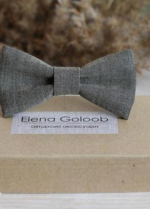 Галстук-бабочка elena goloob оливково-коричневый