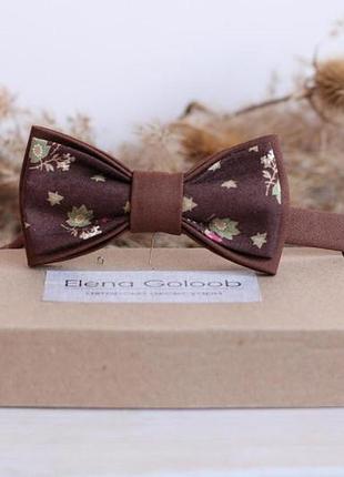 Галстук-бабочка elenagoloob romantik one size карамельно-коричневый