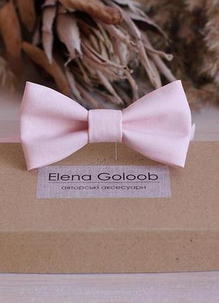 Галстук-бабочка elena goloob нежно-розовый