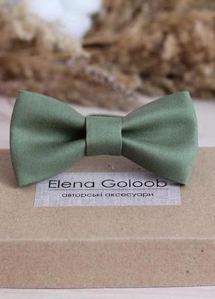 Галстук-бабочка elena goloob "папоротник" зеленый
