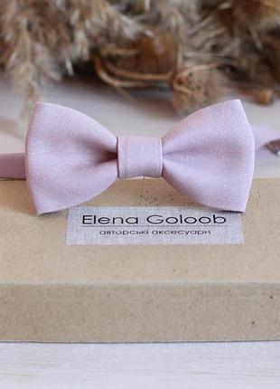 Галстук-бабочка elena goloob one size розовый джем