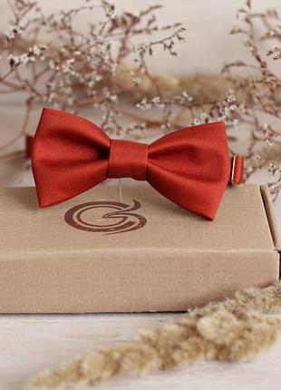 Галстук-бабочка elena goloob autumn one size кирпичный