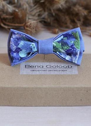 Галстук-бабочка elenagoloob romantik one size васильковый