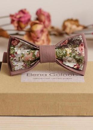 Галстук-бабочка elena goloob romantik one size капучино с оликовым