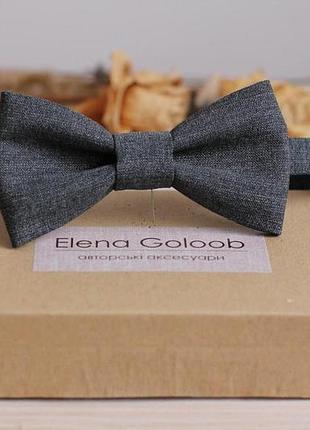 Галстук-бабочка elena goloob мышино-серый