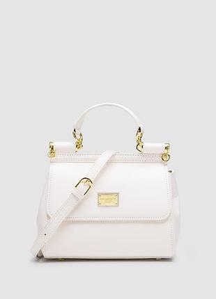 💎 dolce&gabbana sicily medium handbag white