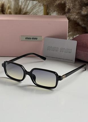 Солнцезащитные очки женские miu míu защита uv400