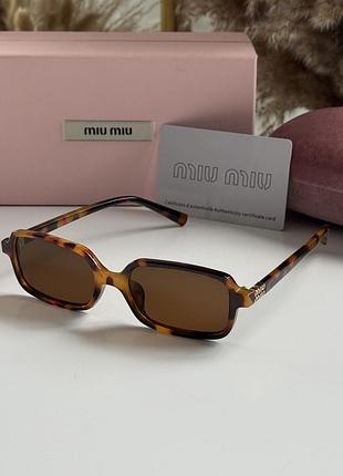 Солнцезащитные очки женские miu míu защита uv400