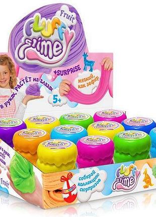 Слайм fls-01-01u "fluffy slime" 200 гр, в дисплее 12 шт. danko