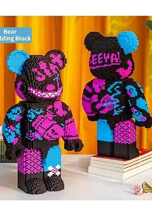 Конструктор magic blocks у вигляді ведмедика bearbrick 3031 дет. 40 см.