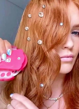 Стразы для волос bling bling стайлер для украшения стразами