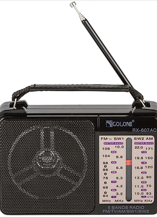 Радіоприймач акумуляторний golon rx-607 ac
