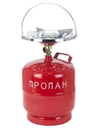 Кемпінговий газовий балон турист на 8 л з пальником