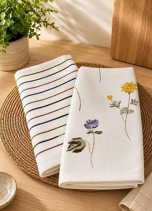 Набор полотенец пэштемаль pupilla 2 шт 40х60 floral
