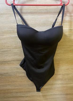 Боди утяжка лиф корсет лифчик wolford вулфорд оригинал идеальное состояние нового 46 м