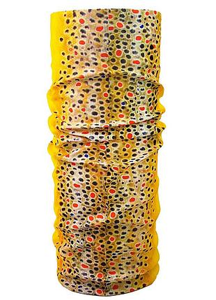 Бафф fladen multiscarf brown trout (22-9292) – многофункциональный шарф для рыбалки и активного отдыха