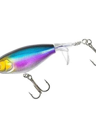 Поверхностная приманка с пропеллером воблер fladen conrad topwater splasher 80mm #rainbow (18-0100801)