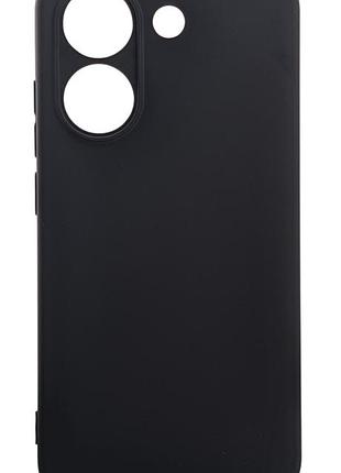 Чехол case matte для poco x8 pro бампер силиконовый черный