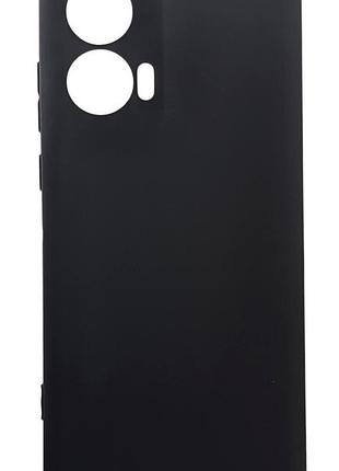 Чехол case matte для motorola edge 50 fusion бампер силиконовый черный