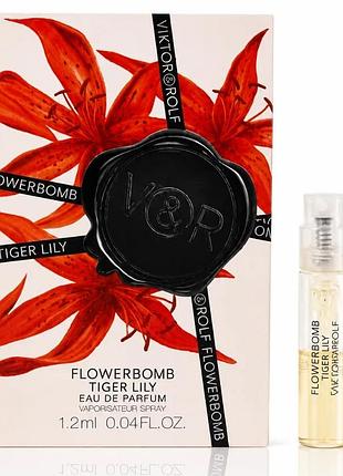 Пробник viktor & rolf flowerbomb tiger lily жіночий 1.2ml