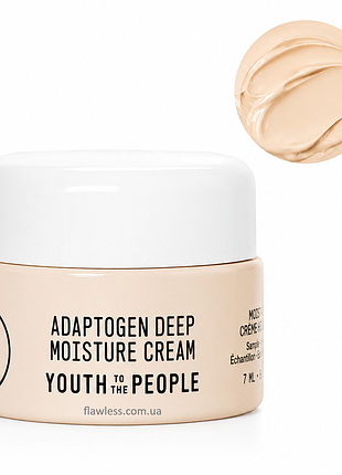 Увлажняющий крем для лица youth to the people adaptogen deep moisture cream 7ml