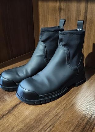 Черевики zara black ankle 38p.