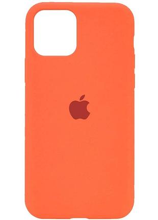 Чохол для смартфона silicone full case aa open cam for apple iphone 11 pro max кругл 52,orange