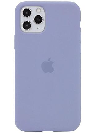 Чохол для смартфона silicone full case aa open cam for apple iphone 11 pro кругл 28,lavender grey
