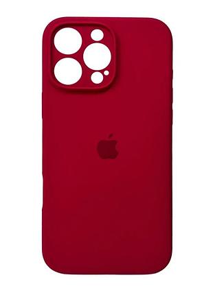 Чохол для смартфона silicone full case aa camera protect for apple iphone 16 pro 35,maroon
