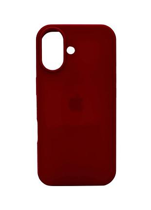 Чохол для смартфона silicone full case aa open cam for apple iphone 17 20,china red