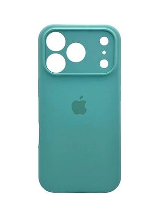Чохол для смартфона silicone full case aa camera protect for apple iphone 17 pro 17,sea blue