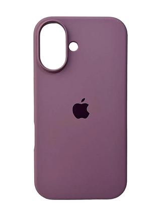 Чохол для смартфона silicone full case aa open cam for apple iphone 16 60,taro purple